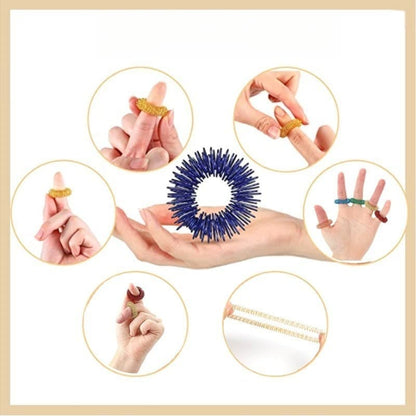 Fidget Stress Ring Sensory Toys for Anxiety and ADHD - 14 Pack Stress Rings V1188-YG-CN1120-541