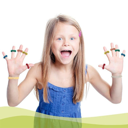 Fidget Stress Ring Sensory Toys for Anxiety and ADHD - 14 Pack Stress Rings V1188-YG-CN1120-541