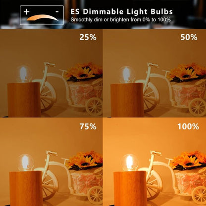E27 Halogen Bulbs 6-Pack, 28W G45 Dimmable Warm White 2700K Golf Ball Clear Blub, Compatible with Chandeliers V1188-YG-FU1025-01882