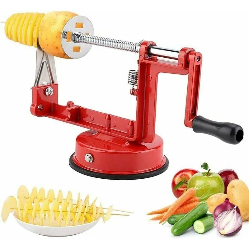Stainless Steel Tornado Potato Chips Machine Spiral Cutter Peeler Fruit Corer Slicer V1188-YG-MN1016-0871