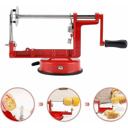 Stainless Steel Tornado Potato Chips Machine Spiral Cutter Peeler Fruit Corer Slicer V1188-YG-MN1016-0871
