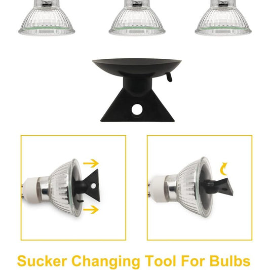 GU10 Halogen Bulbs 50W 220V 2700K Warm White 35 Degree Beam Angle 6-Pack V1188-YG516-03669-1
