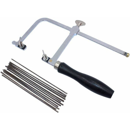 Jeweler's Saw with 144 Blades Adjustable Professional for Jewelry Making V1188-YG516-05841-1