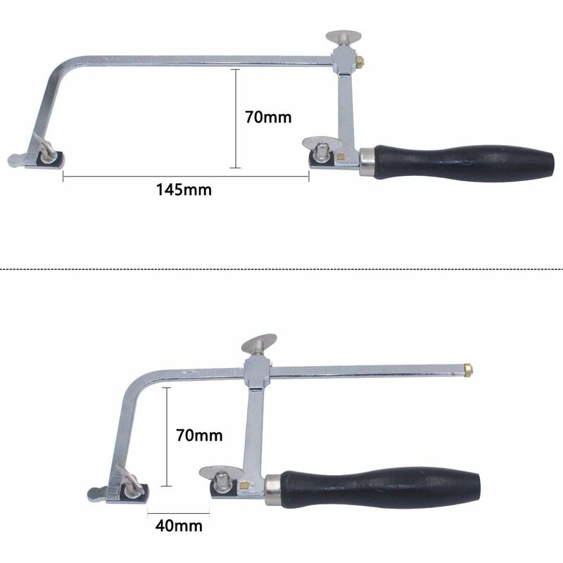 Jeweler's Saw with 144 Blades Adjustable Professional for Jewelry Making V1188-YG516-05841-1