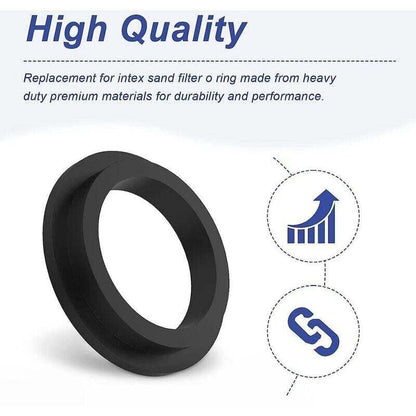 4 pcs 11412 Pool Filter Pump Washers L-ring Compatible with INTEX Sand Filter Pump Motor V1188-YG516-08610-1