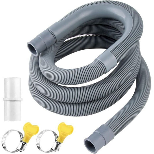 Washing Machine Dryer Drain Hose Extension Connection 2m Compatible with DEBUNS V1188-YG516-08898-1