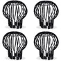 Downspout Cover, 4-pack, Plastic Basket, Leaf Catcher for Gutter, Rain Pipe Cover, Gutter Cover, 13 cm, black V1188-YG51MO-00091-1