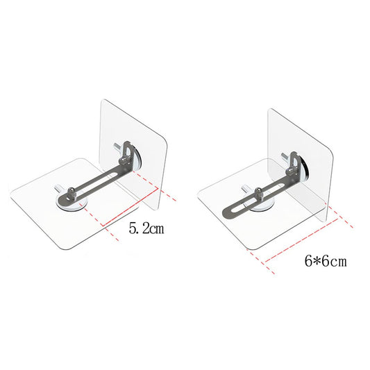 6 Pcs Furniture Wall Anchors Kit, Anti-Tip No-Drill Installation for Shelf and Furniture Safety, Compatible V1188-YI05-659-1
