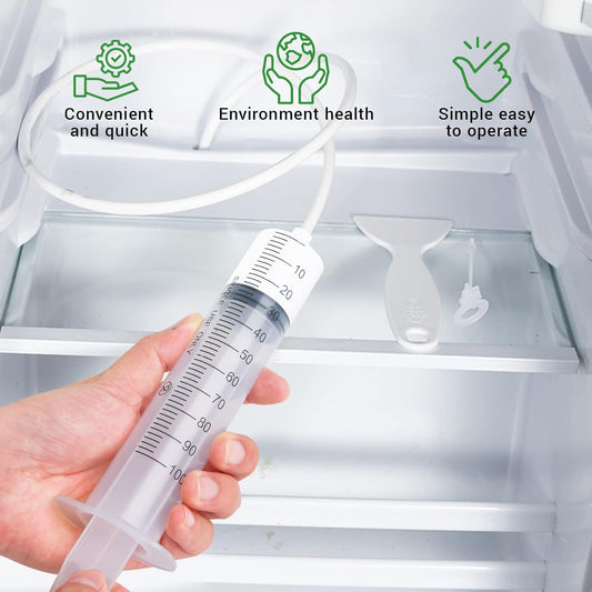 8pcs Refrigerator Drain Hole Cleaning Set Compatible with Refrigerators V1188-YI05-938-1