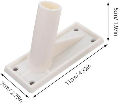 3pcs Flag Pole Holder Wall Mount Flag Stand Flag Pole Mounting Bracket Self Adhesive Flag Pole Mount Plastic V1188-YT-A-1059