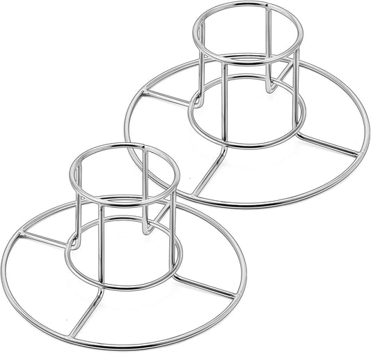 2-Pack Beer Can Chicken Holder for Grill Smoker Oven, Vertical Stainless Steel Beer Butt Chicken Stand for V1188-YT-A-1231