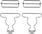 2PCS Jean Overalls Overall Buckles Adjustable Bib Clips No-Sew Button for Overall Bib Pants overalls Jeans V1188-YT-A-1390
