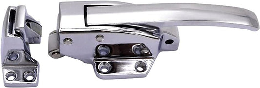 Freezer Handle,Walk-in Cooler Door Handle, Adjustable Latch Spring Loaded Walk in Freezer Cooler Grip V1188-YT-A-2025
