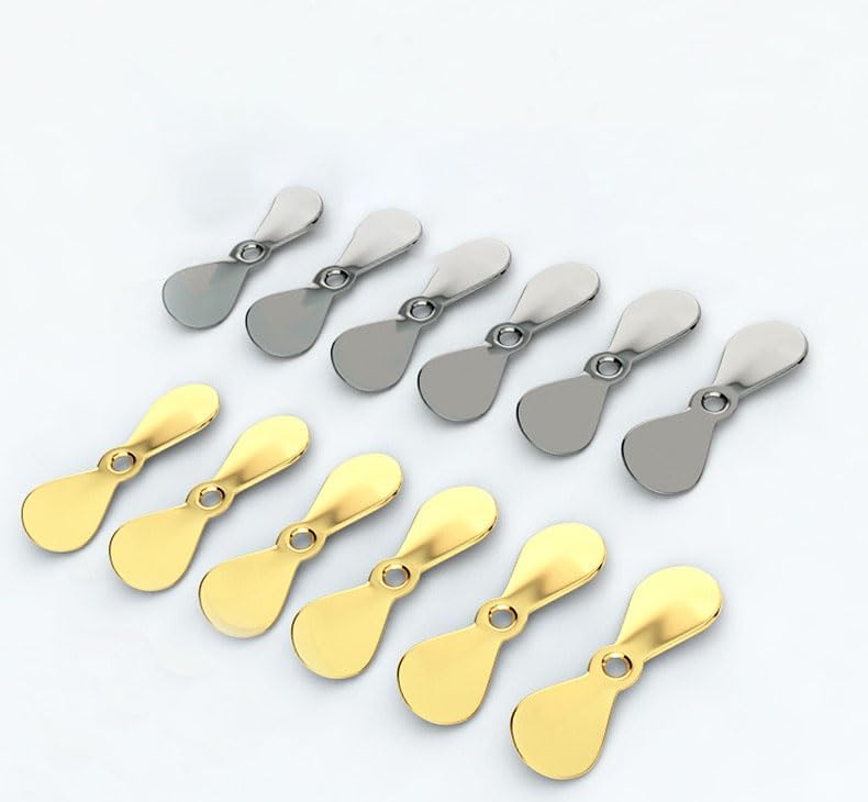 Pack of 100 Large Topwater Propeller Blades Prop Spin Custom Surface Wooden Lure Parts V1188-YT-A-2265