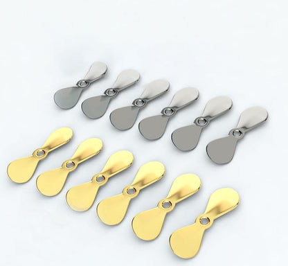 Pack of 100 Large Topwater Propeller Blades Prop Spin Custom Surface Wooden Lure Parts V1188-YT-A-2265