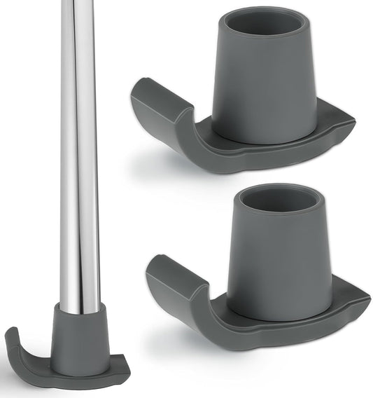2 Pack Walker Glides Heavy Duty Walker Skis Glides for Folding Walkers, Universal Rubber Walker Sliders or V1188-YT-A-46