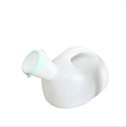 Thick Plastic Mens Bedpan Bottle with Lid Urinals for Men 3000 ml/100 oz Portable Male Urinal Urine V1188-YT-A-804
