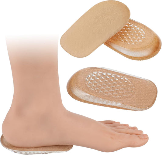 Heel Lifts, Gel Shoe Lifts for Uneven Legs 0.47 Inch Heel Lifts for Leg Length Discrepancy Soft Height V1188-YT-A-807