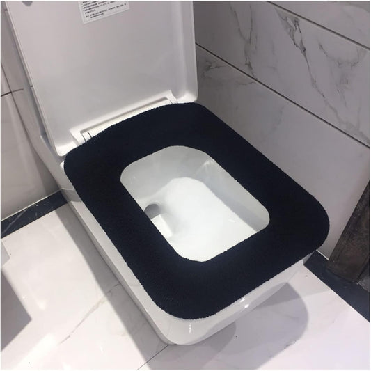 Bathroom Square Toilet Seat Cover Winter Washable Warmer Mat Toilet Cover Cushion Lid Pad Home Decor Toilet V1188-YT-A-894