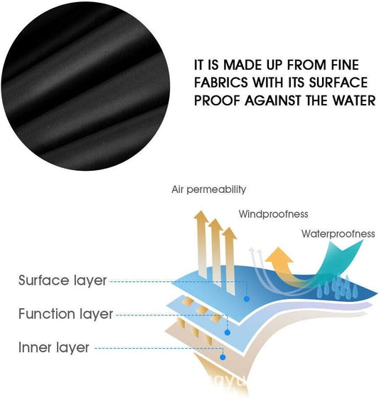 Updated Classic Waterproof Hammock Swing Chair Cover Patio Hanging Chaise Lounge and Stand Cover 73 Inch V1188-YT-A-901