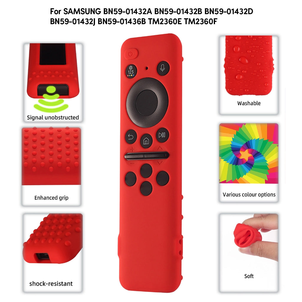 BN59-01432A Remote Control Sleeve Shockproof Protective Cover Black 0.03mm Multi-Colored Bag Compatible V1188-YU-99-1737-5