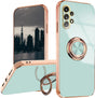 Compatible with Samsung Galaxy A32 5G Green Case, 360 Magnetic Protection Shockproof Car Holder Case V1188-YU108-04915-1