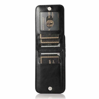 iPhone 13 Case with Card Holder Retro V3 6CK Black V1188-YU108-05497-1