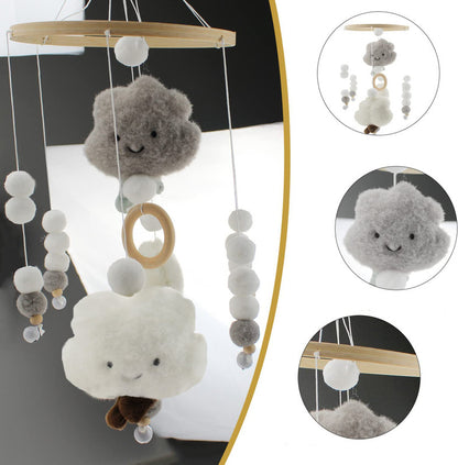 Baby Crib Mobile Music Box Pendant Clock Bedside Safe Toy for Infants, Compatible with YUX, Gray V1188-YU108-05644-2