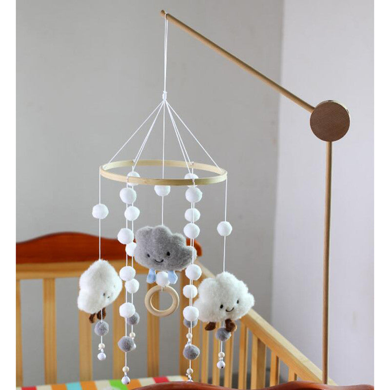 Baby Crib Mobile Music Box Pendant Clock Bedside Safe Toy for Infants, Compatible with YUX, Gray V1188-YU108-05644-2