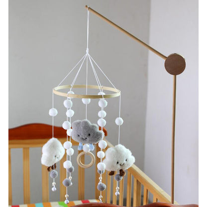 Baby Crib Mobile Music Box Pendant Clock Bedside Safe Toy for Infants, Compatible with YUX, Gray V1188-YU108-05644-2