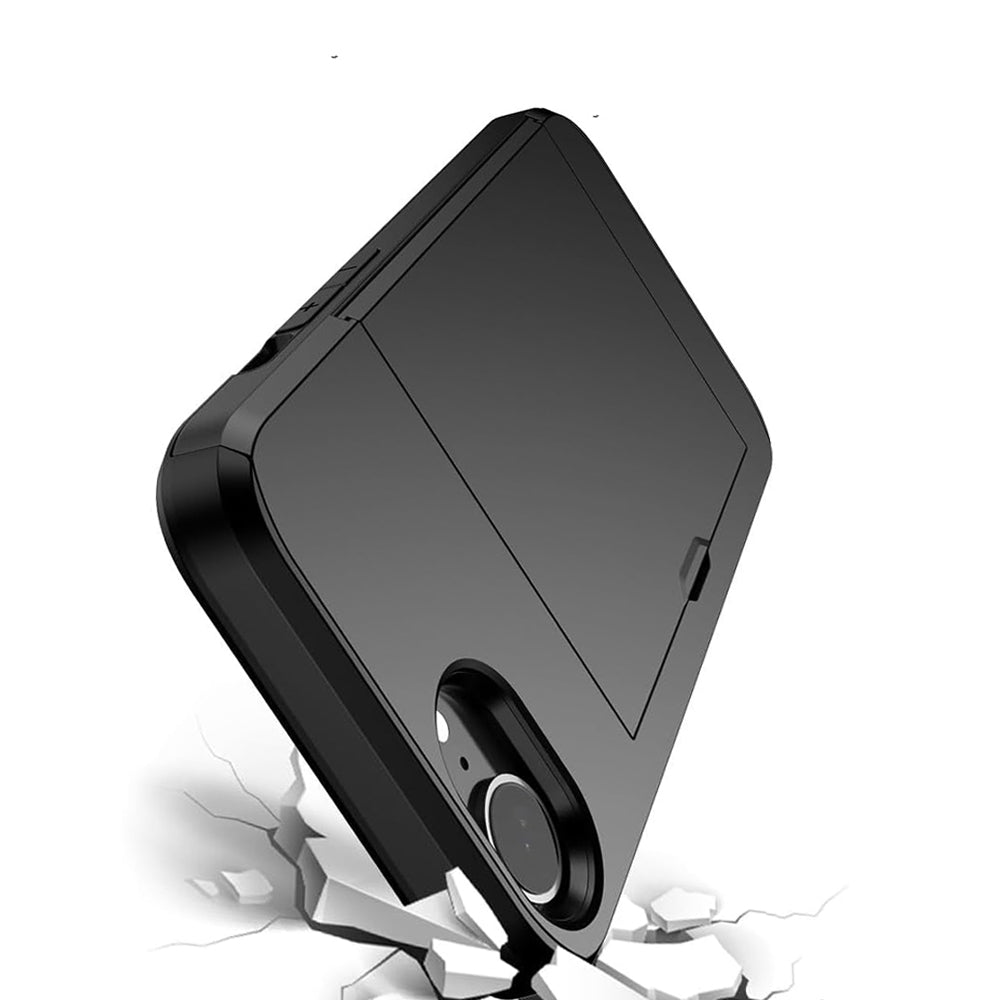 iPhone 16E Case with Card Holder Black | Compatible with iPhone 16E V1188-YU108-06601-1