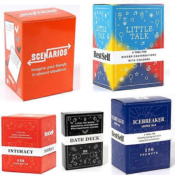 BestSelf Intimacy Games Conversation Starters for Couples - Relationship Building Card Games for Parties, 150 V1188-YU108A-0012854-1