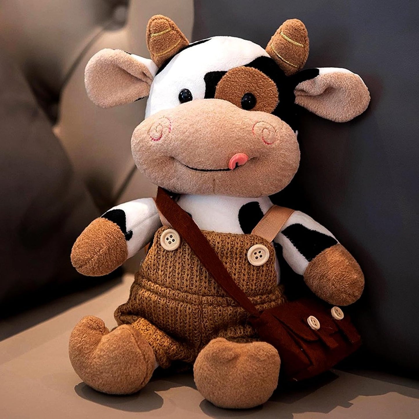 Brown Cow Plush Toy 30cm Soft Hug Pillow V1188-YU108C-03471-1