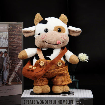 Brown Cow Plush Toy 30cm Soft Hug Pillow V1188-YU108C-03471-1