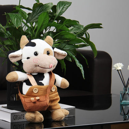 Brown Cow Plush Toy 30cm Soft Hug Pillow V1188-YU108C-03471-1