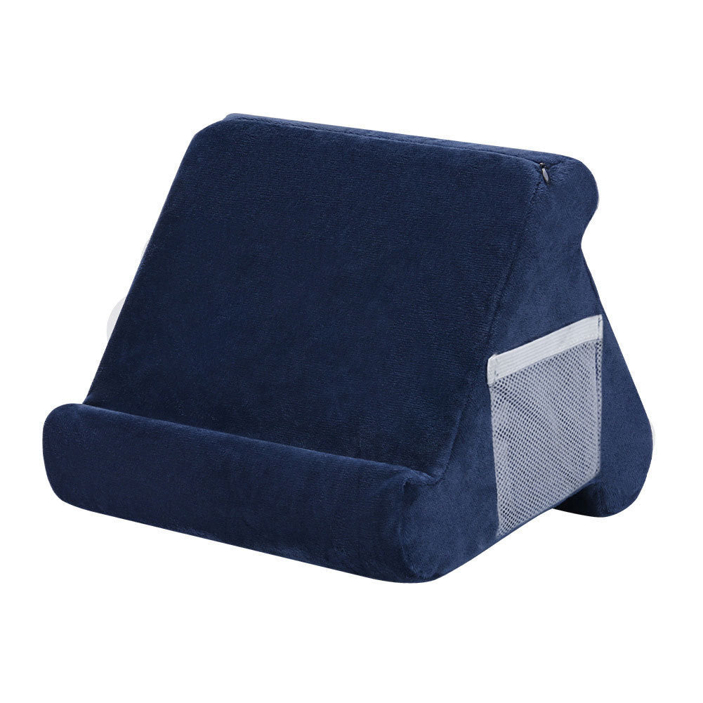 Tablet Pillow Holder Foldable Soft Pillow Tablet navy_yux navy V1188-YU108E-00085-2