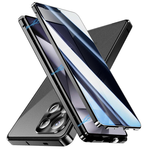 Compatible with Samsung Galaxy S25 Ultra Case Anti-Spy Dual-Sided Tempered Glass Magnetic Phone Case by V1188-YU108E-00120-2