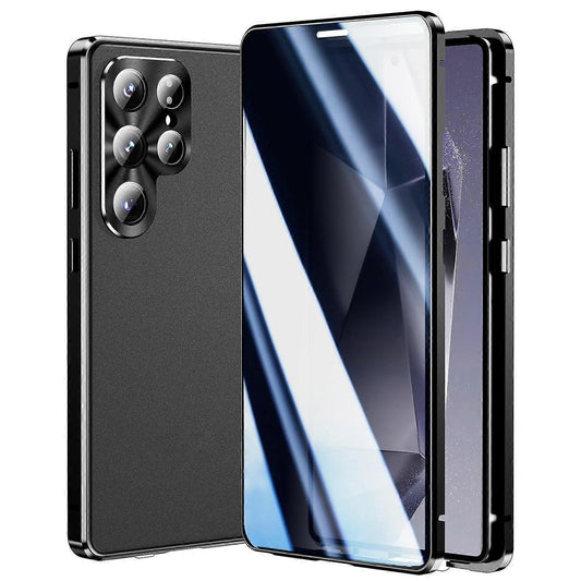 Compatible with Samsung Galaxy S25 Ultra Case Anti-Spy Dual-Sided Tempered Glass Magnetic Phone Case by V1188-YU108E-00120-2