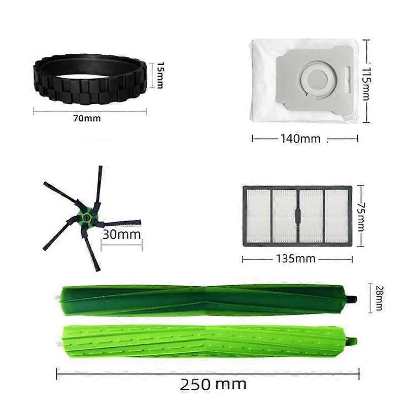 Replacement Parts for iRobot Roomba S9 (9150) S9+ S9 Plus (9550) S Series Connected Robot Vacuum Cleaner V1188-YU108E-00256-4