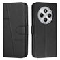 Stitched Calfskin Case for Redmi 14C 4G (FMY) Black_yux Black V1188-YUC108-10843-2