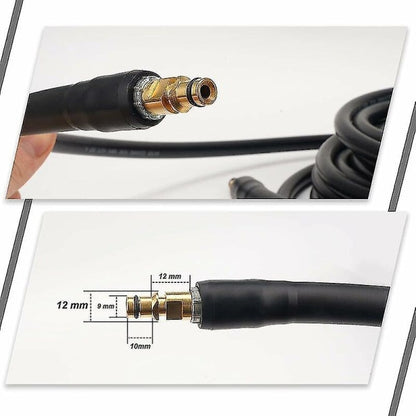 Karcher K2 K3 K4 K5 K6 K7 Pressure Washer Hose 10m Quick Connect Brass Nozzles V1188-YUC108-13898-1