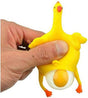 Stress Relief Squeeze Toy Laying Hen Ventilation Chicken Keychain, Trick Yux Compatible V1188-YUC108-14757-1