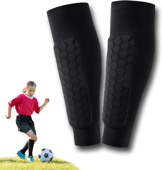 Children's Leather Pads, Ski Pads, Football Pads, Calf Protection, Football Equipment Pad Teenager Unisex V1188-YUF-01165-1