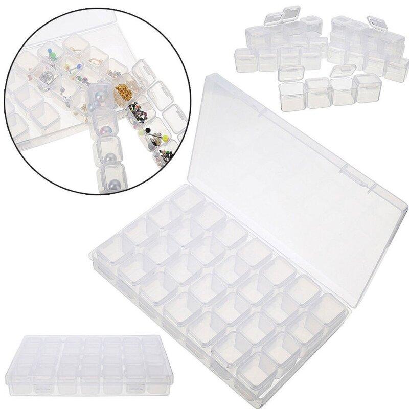 2-pack - Bead Storage 56 Compartments for Diamond Painting - Diamond Painting Transparent Transparent V1188-YUF-15130-1