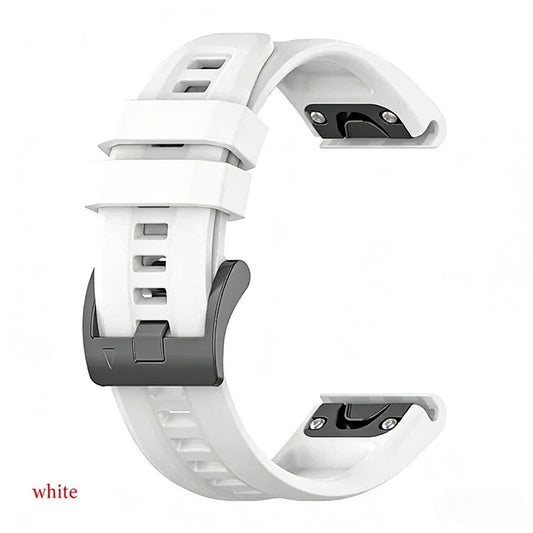 26mm Silicone Strap for Garmin fenix 7X 7 7S 6X 6 Pro 6S 5 5X Plus Smartwatch Bracelet for Garmin Descent V1188-YUF-16997-1