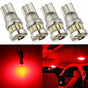 T10 w5w Canbus Red 4-pack LED bulbs 12v / 24v Red Red V1188-YUF-17645-1