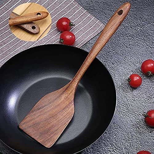 Wooden Spatulas Set of 2 30cm Cooking Utensils V1188-YUF-20076-1