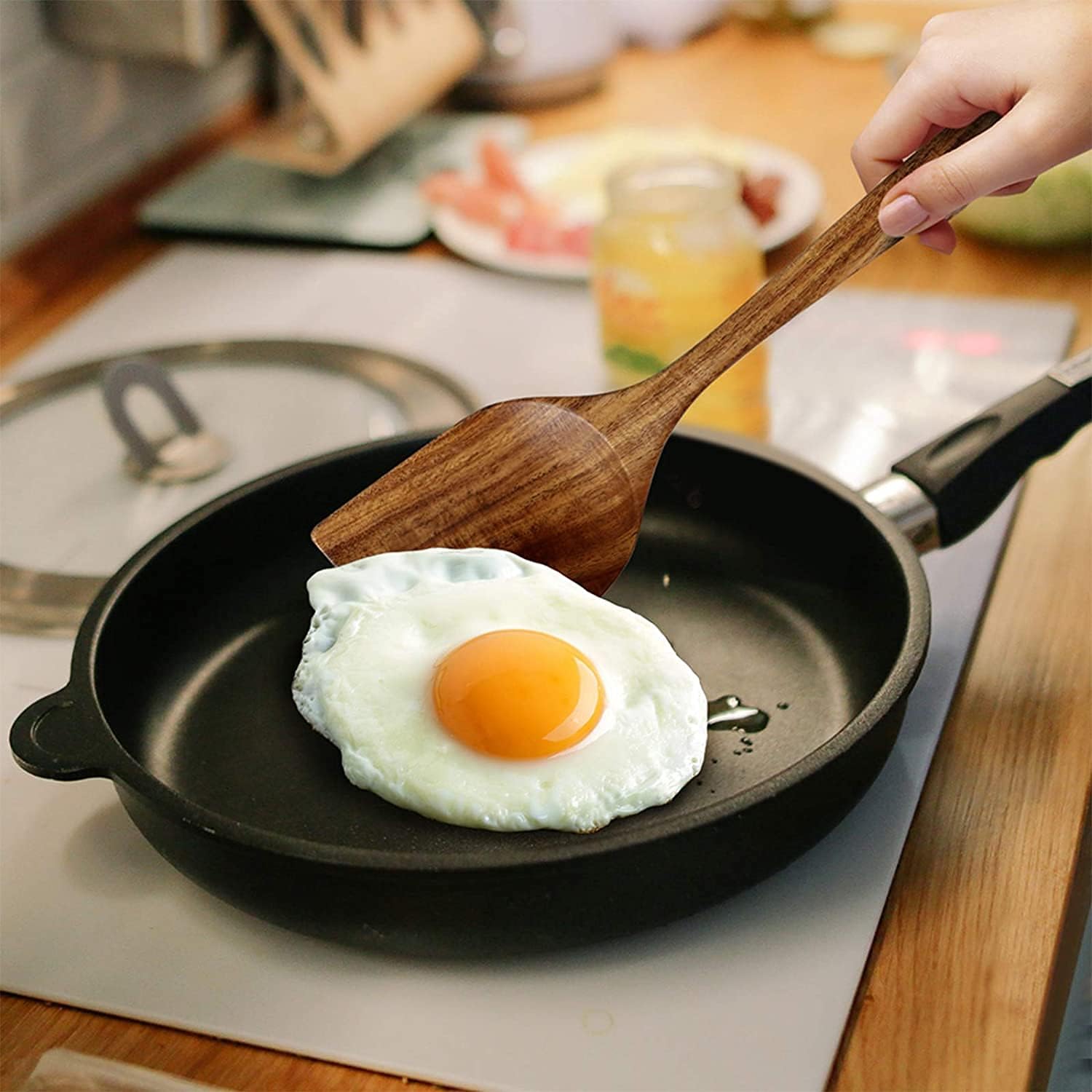 Wooden Spatulas Set of 2 30cm Cooking Utensils V1188-YUF-20076-1