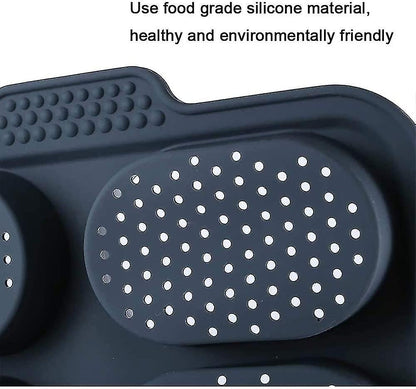 Mini baguette baking tray, bread crisping tray, non-stick perforated V1188-YUF-33830-1