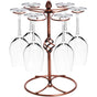 Wine Glass Rack Holds 6 Compatible with Drying Storage 1pc V1188-YUMANO-02292-1
